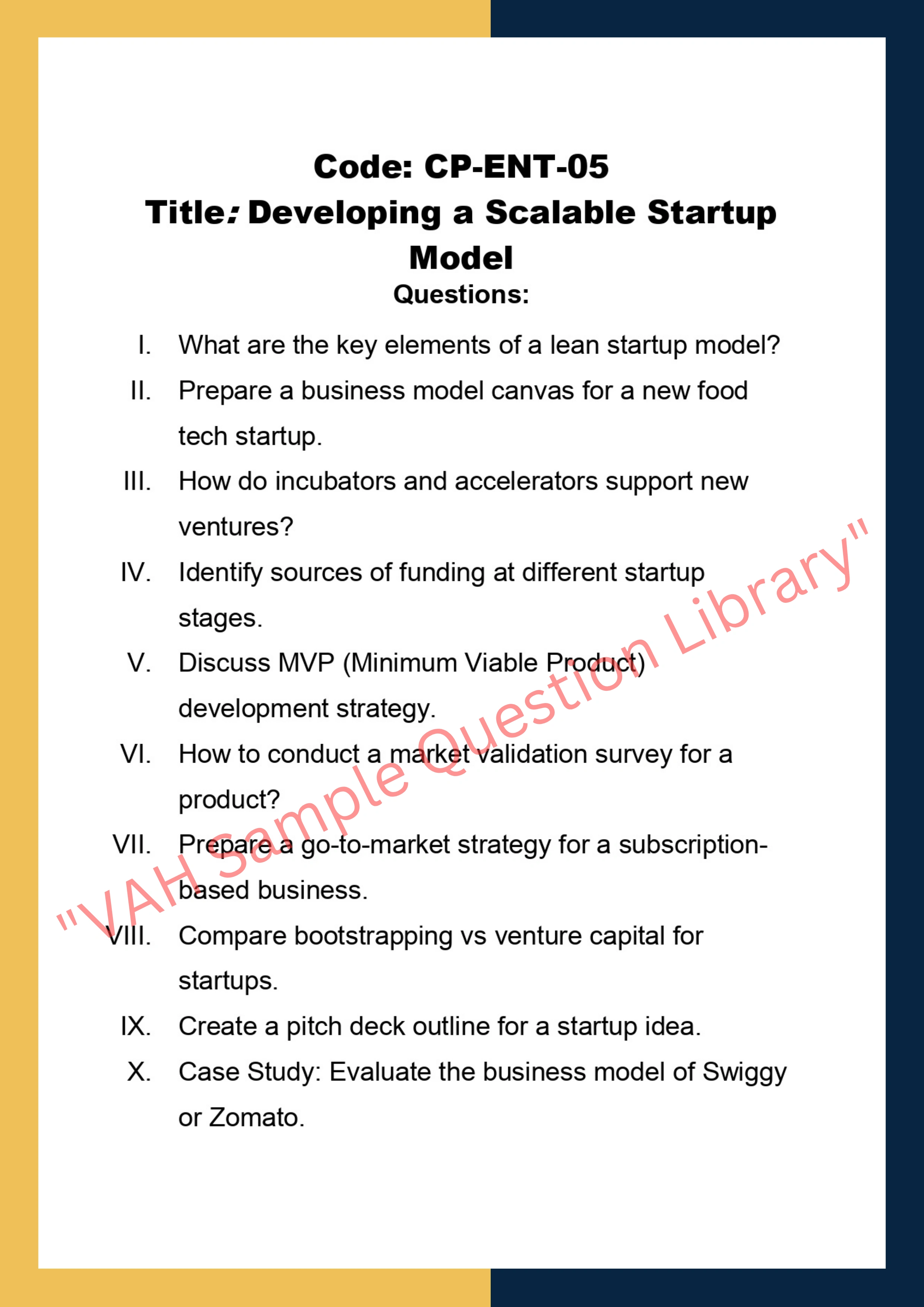 Assignment Capstone projects