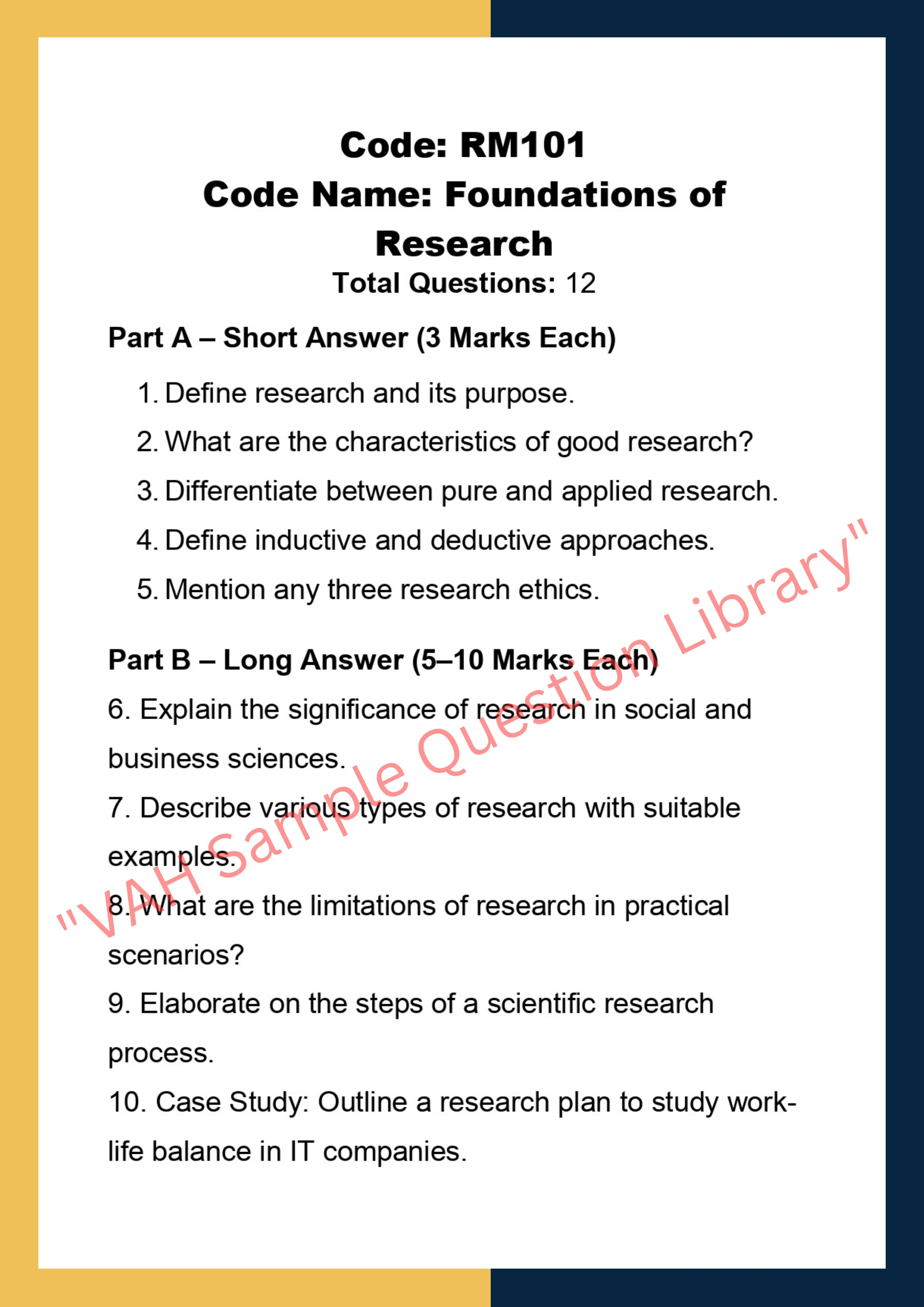 Research methodology