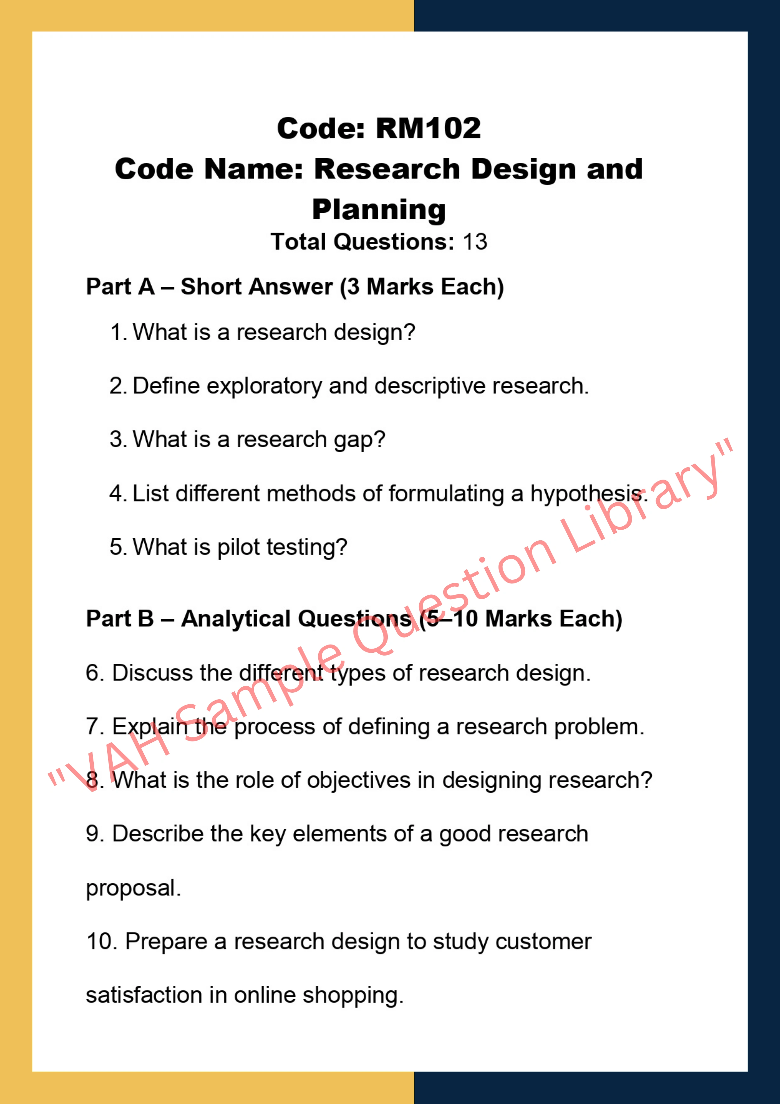 Research methodology