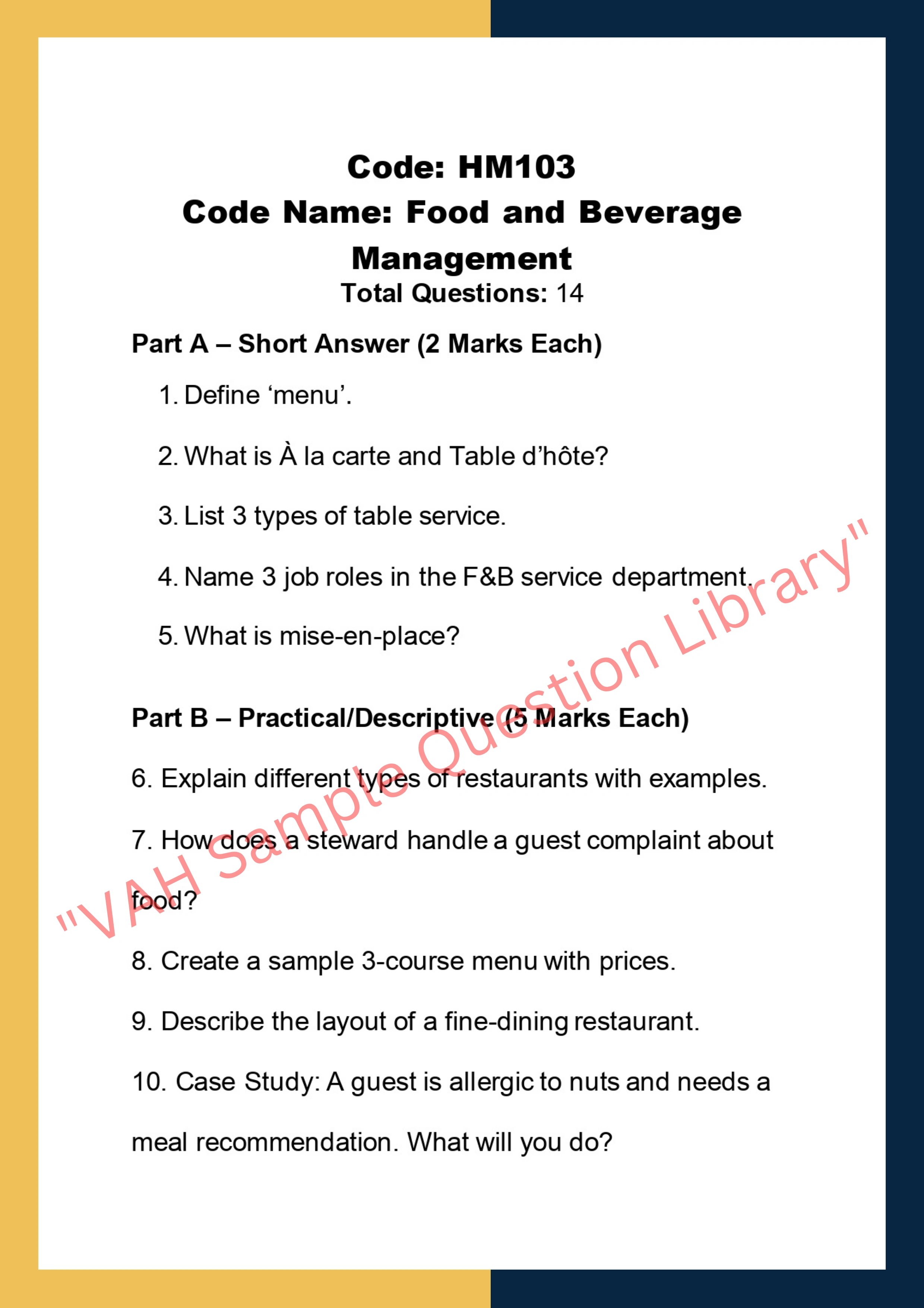 Hotel Management Assignment