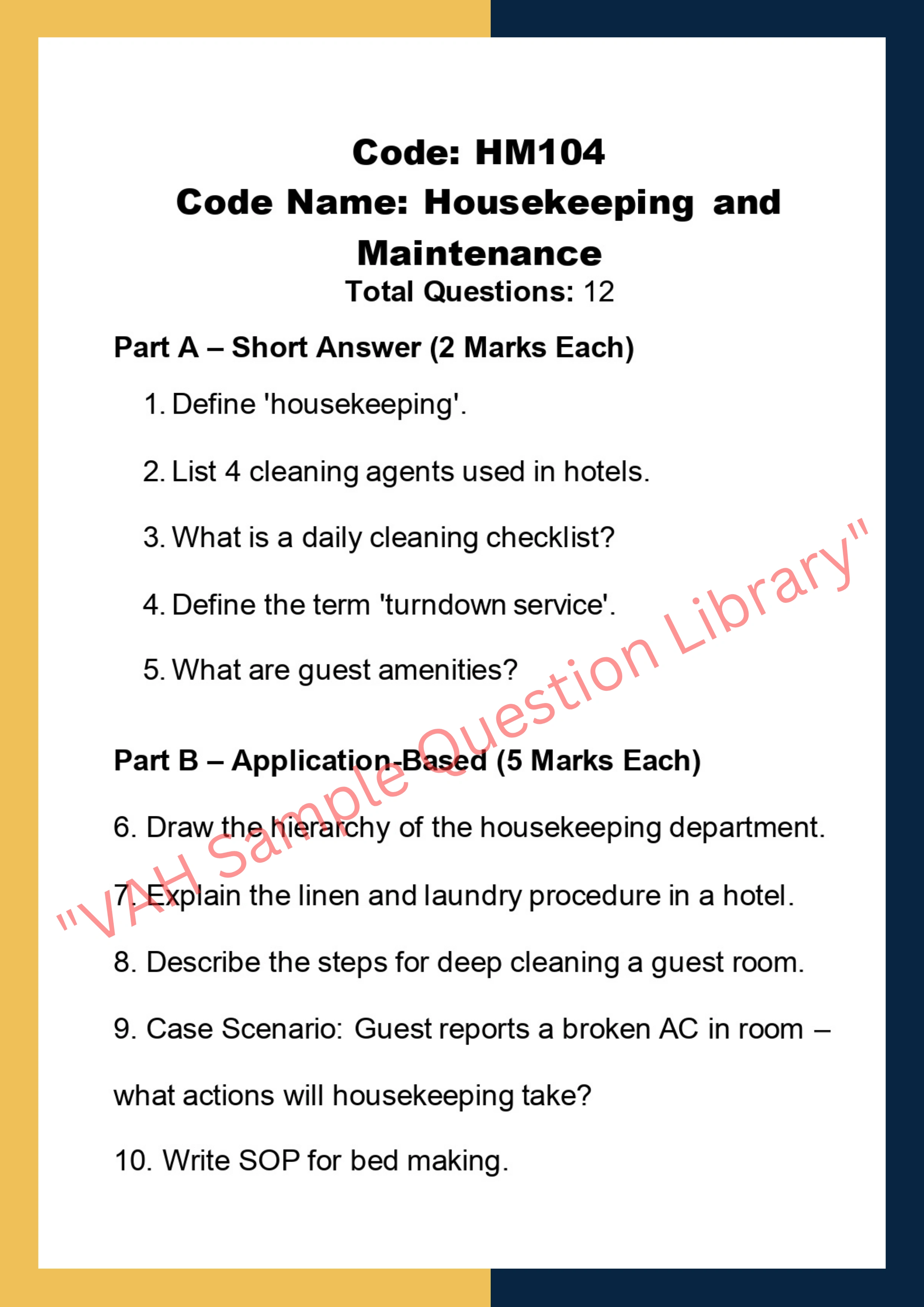 Hotel Management Assignment