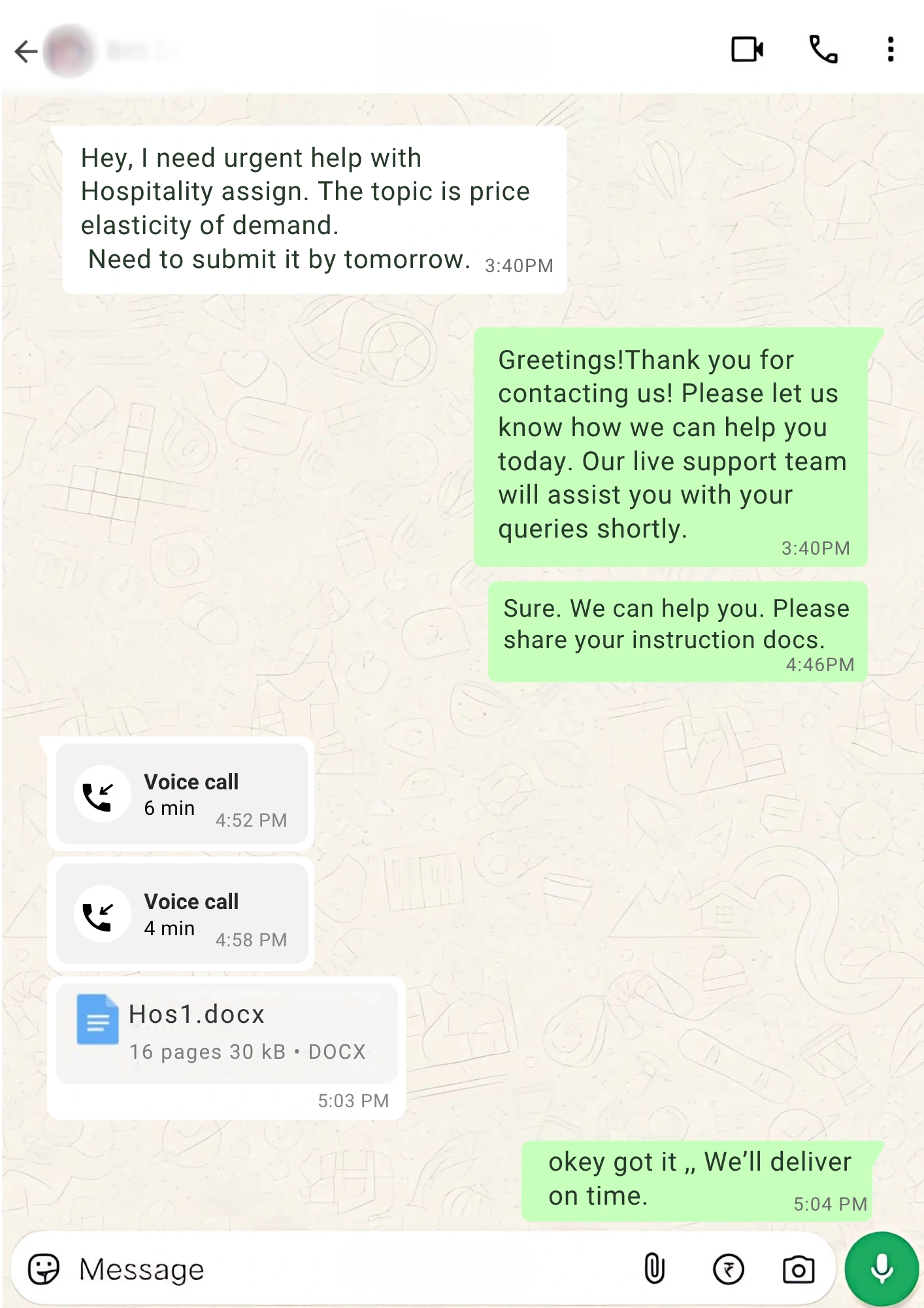 Hospitality