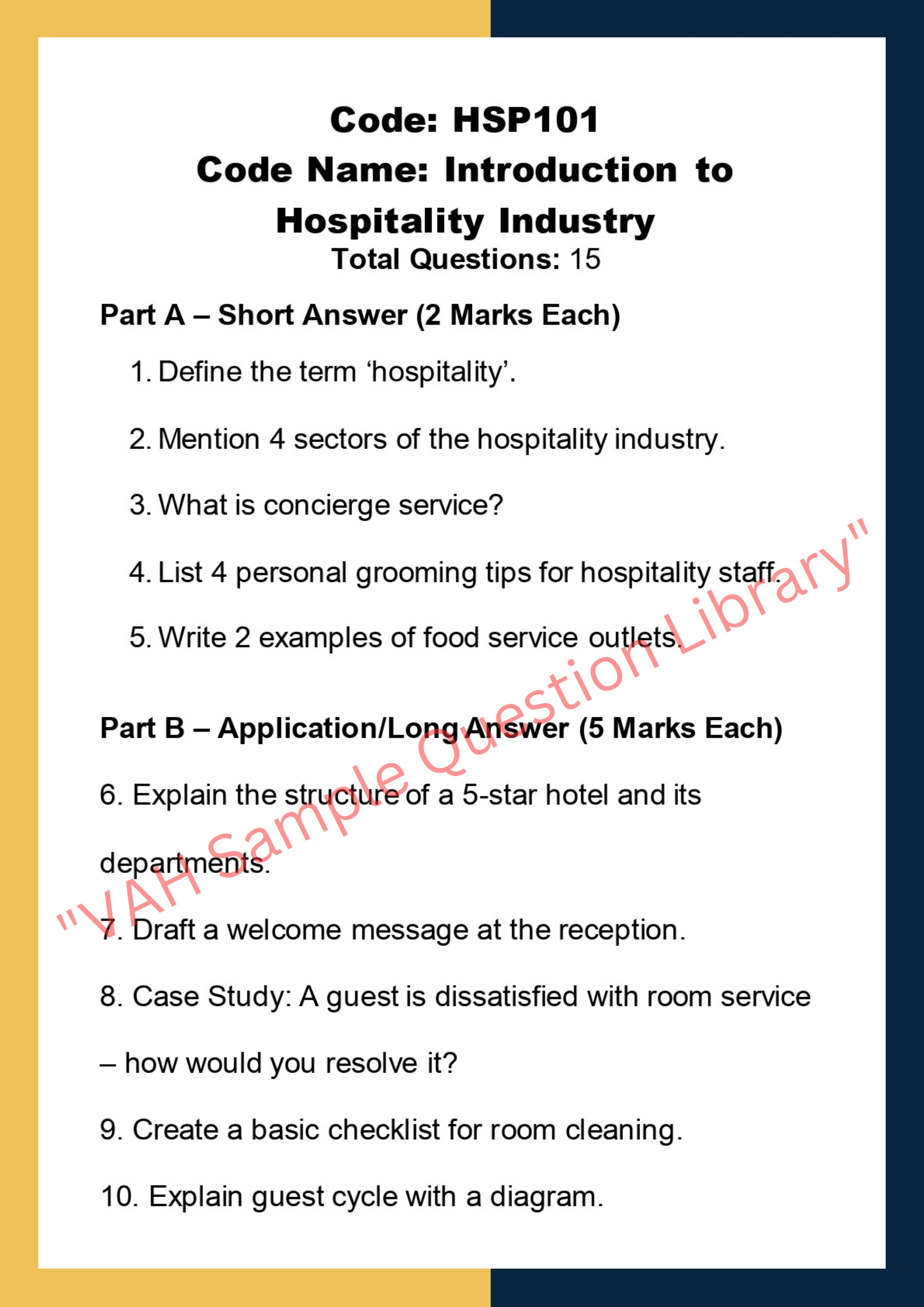 Hospitality
