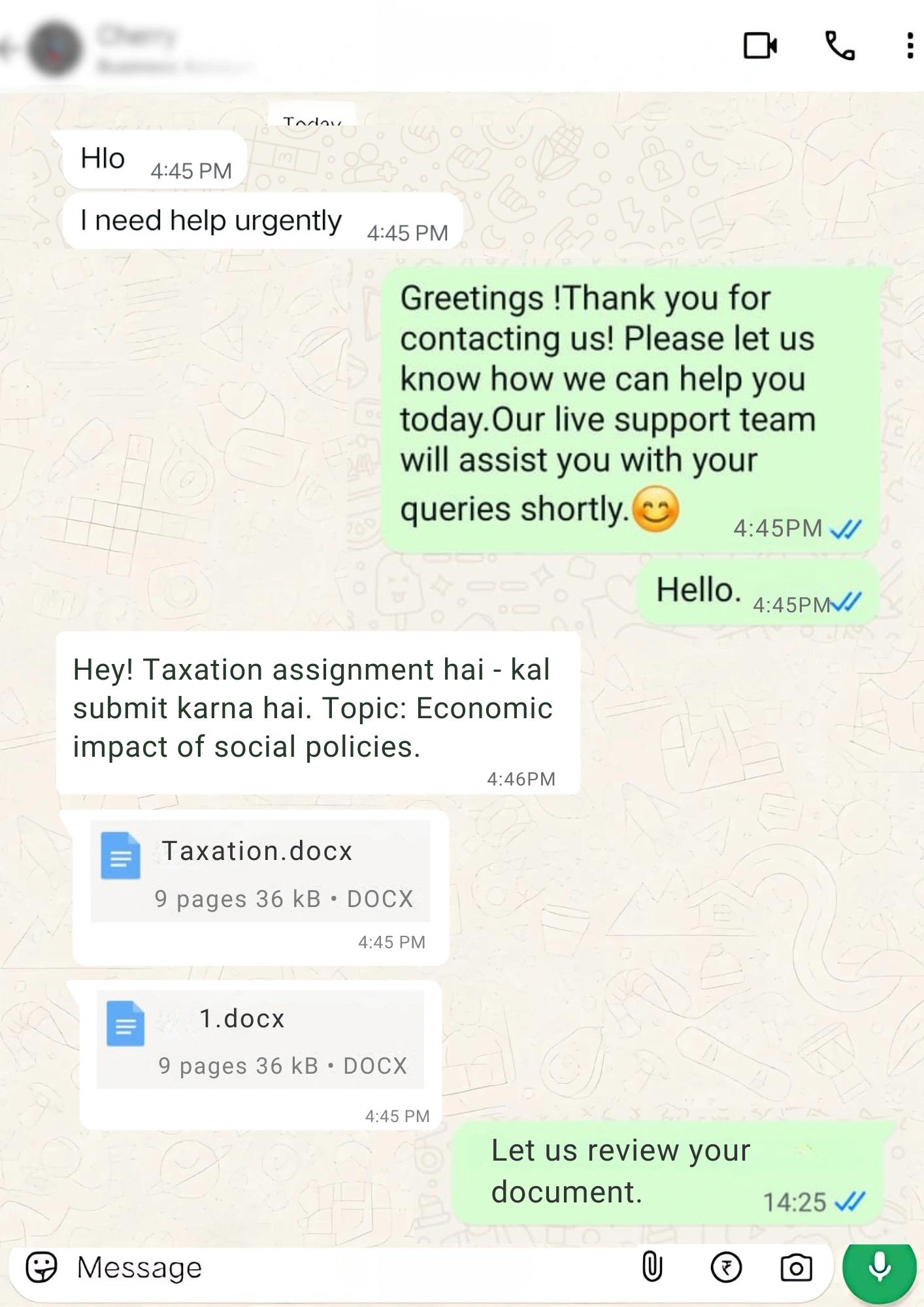 Taxation