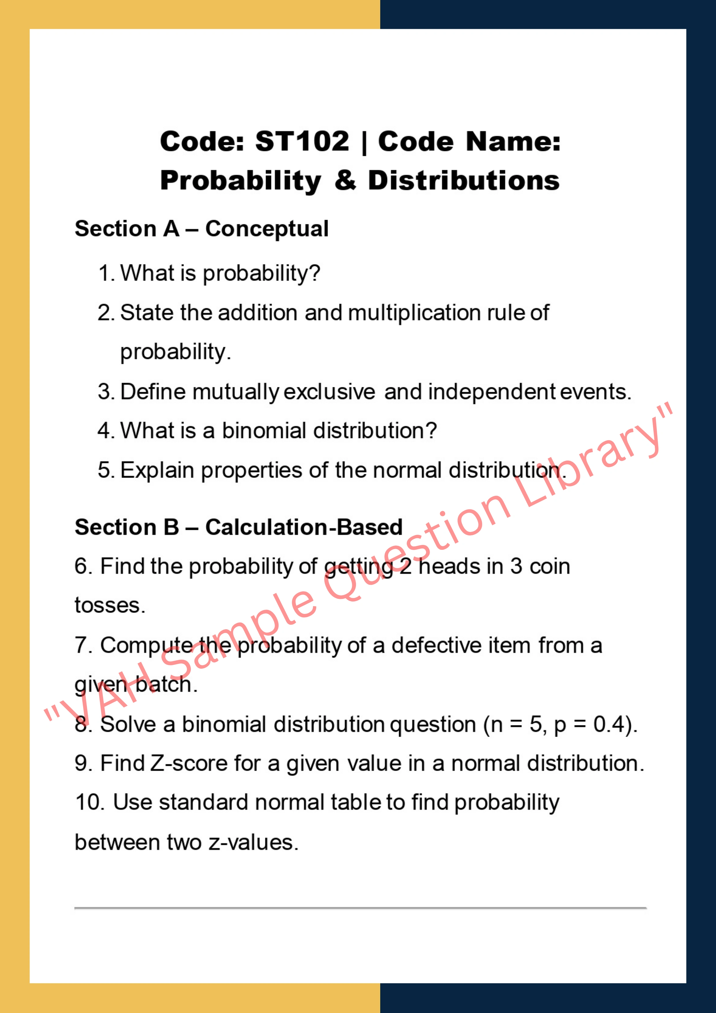 Statistics Assignment Help