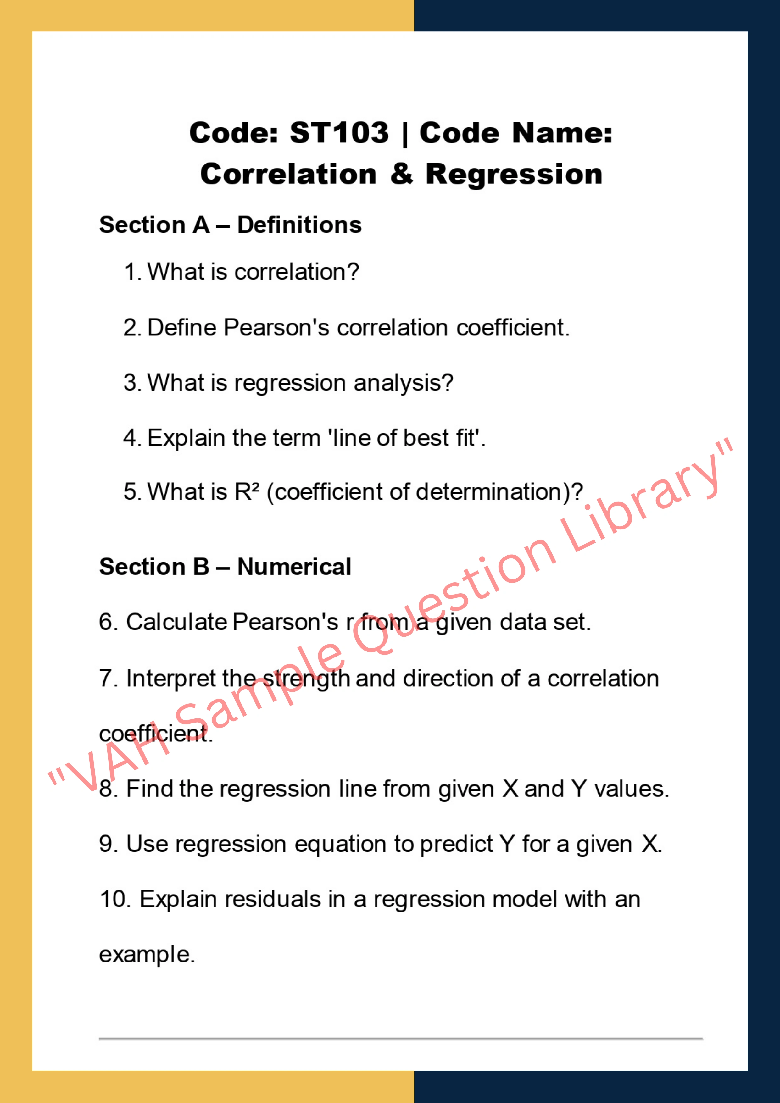 Statistics Assignment Help