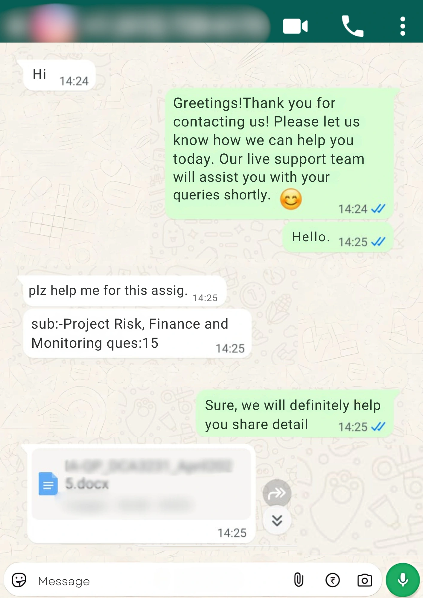 Project Risk, Finance and Monitoring