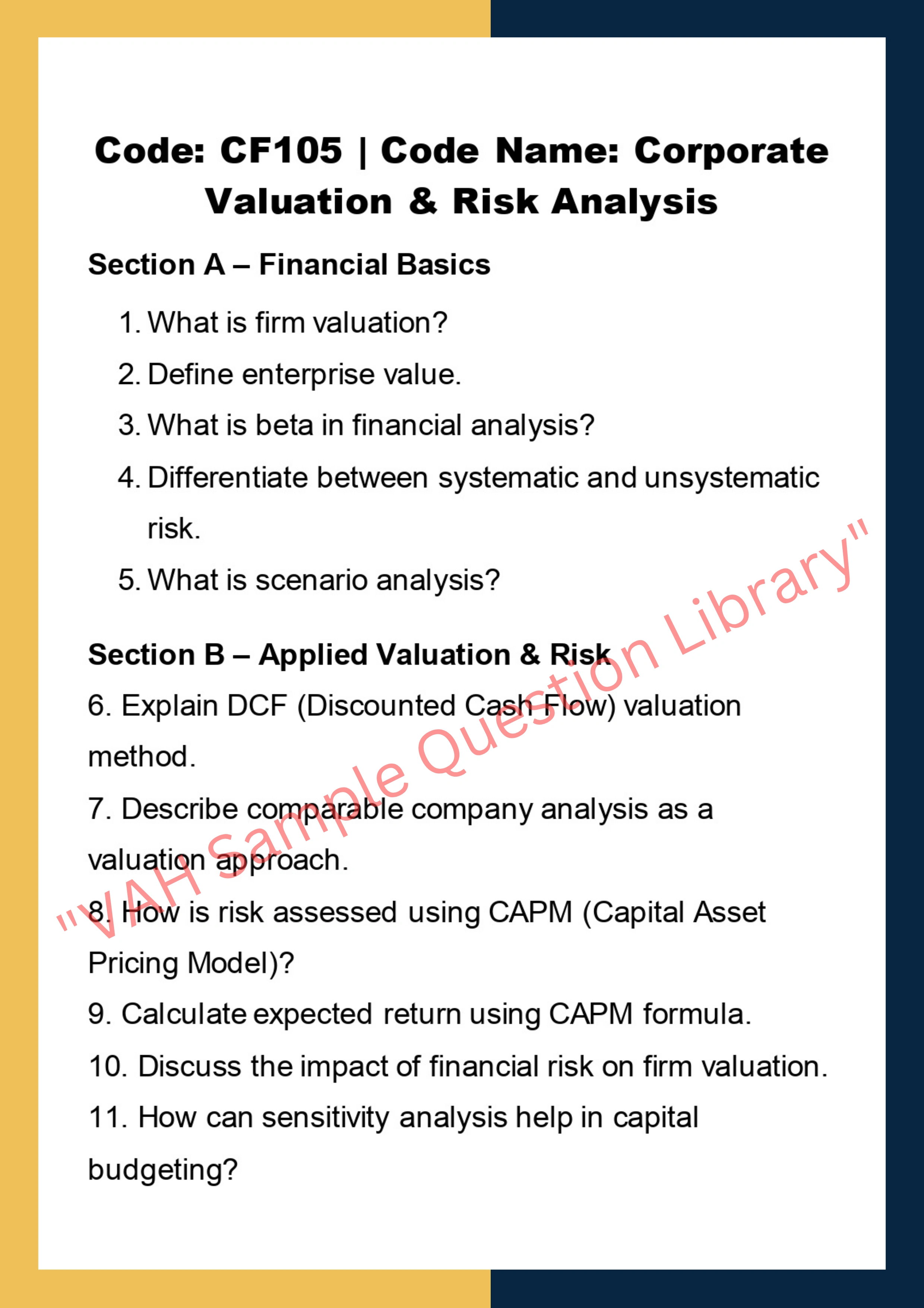 Corporate Finance