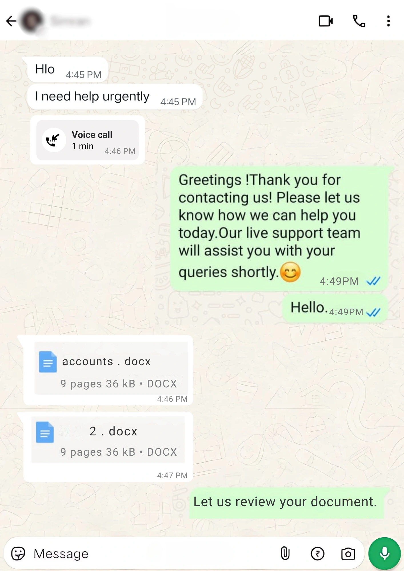 Accounts