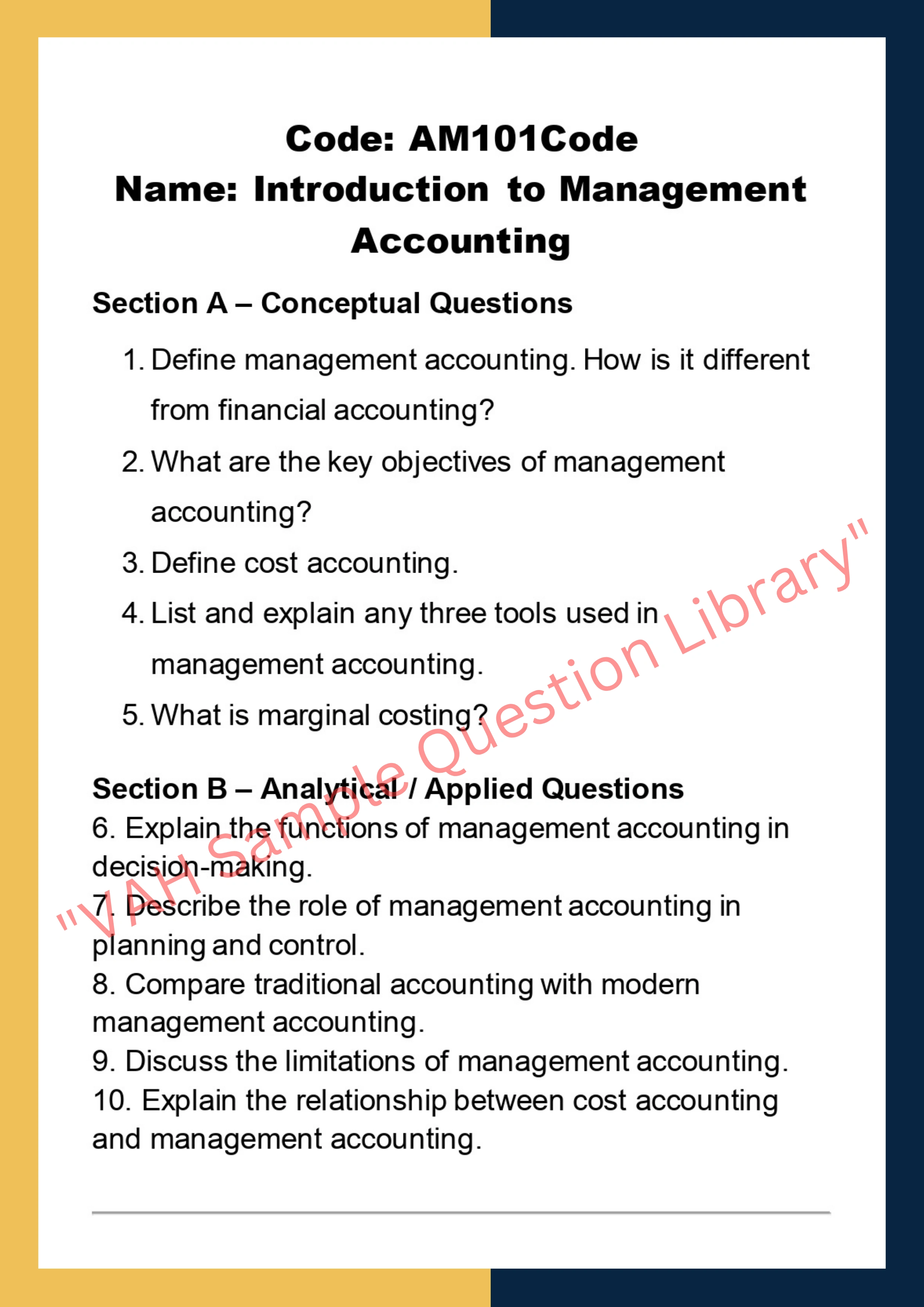 Accounts