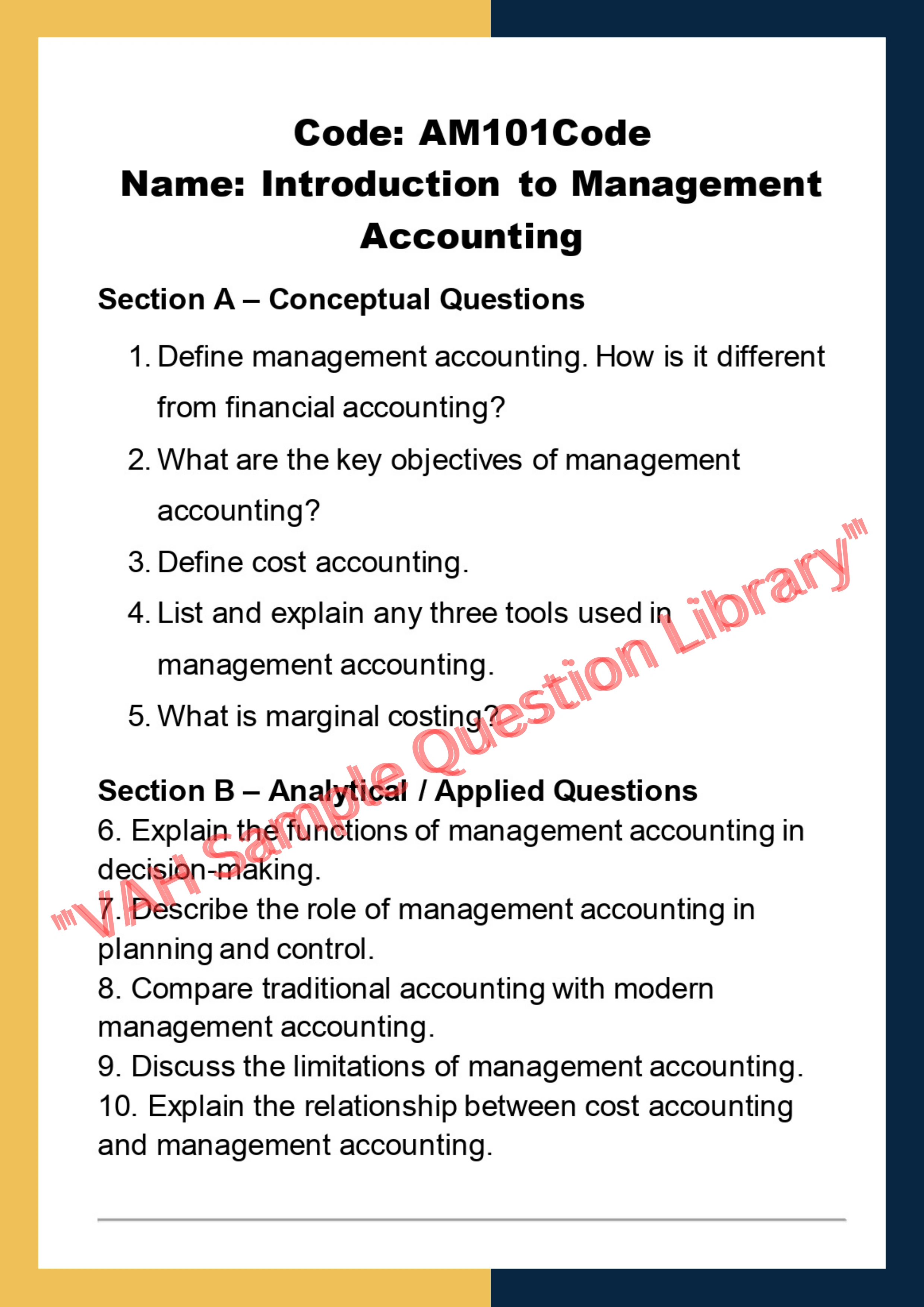 Accounting Management