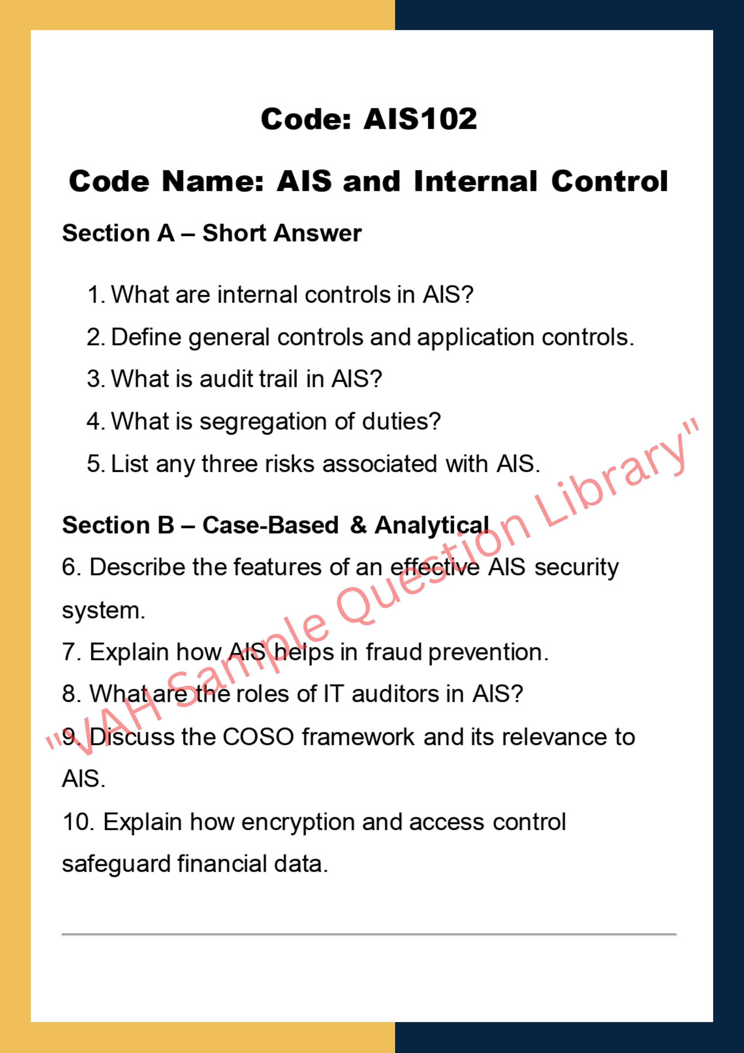 Accounting information system
