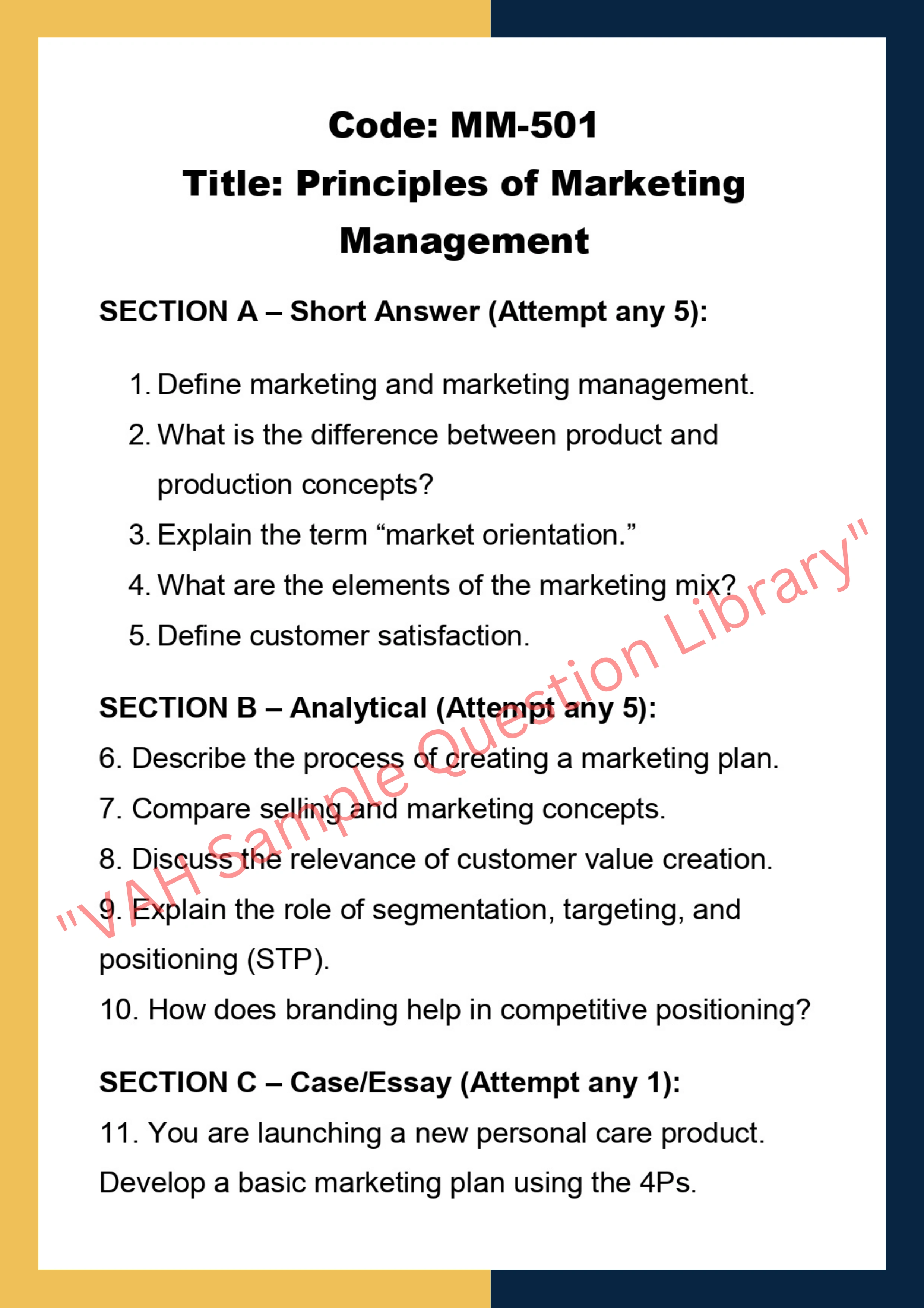 Marketing Management