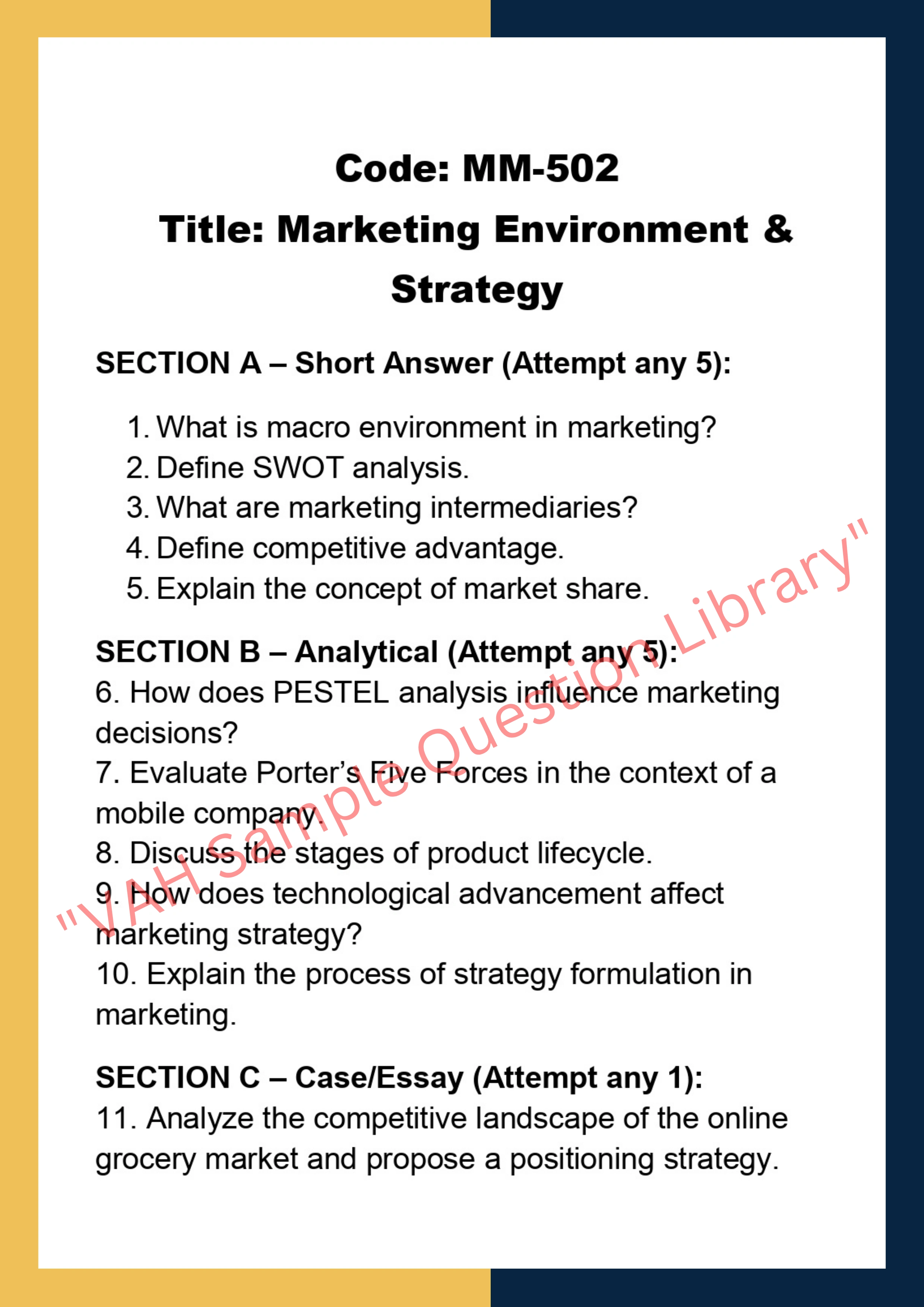 Marketing Management