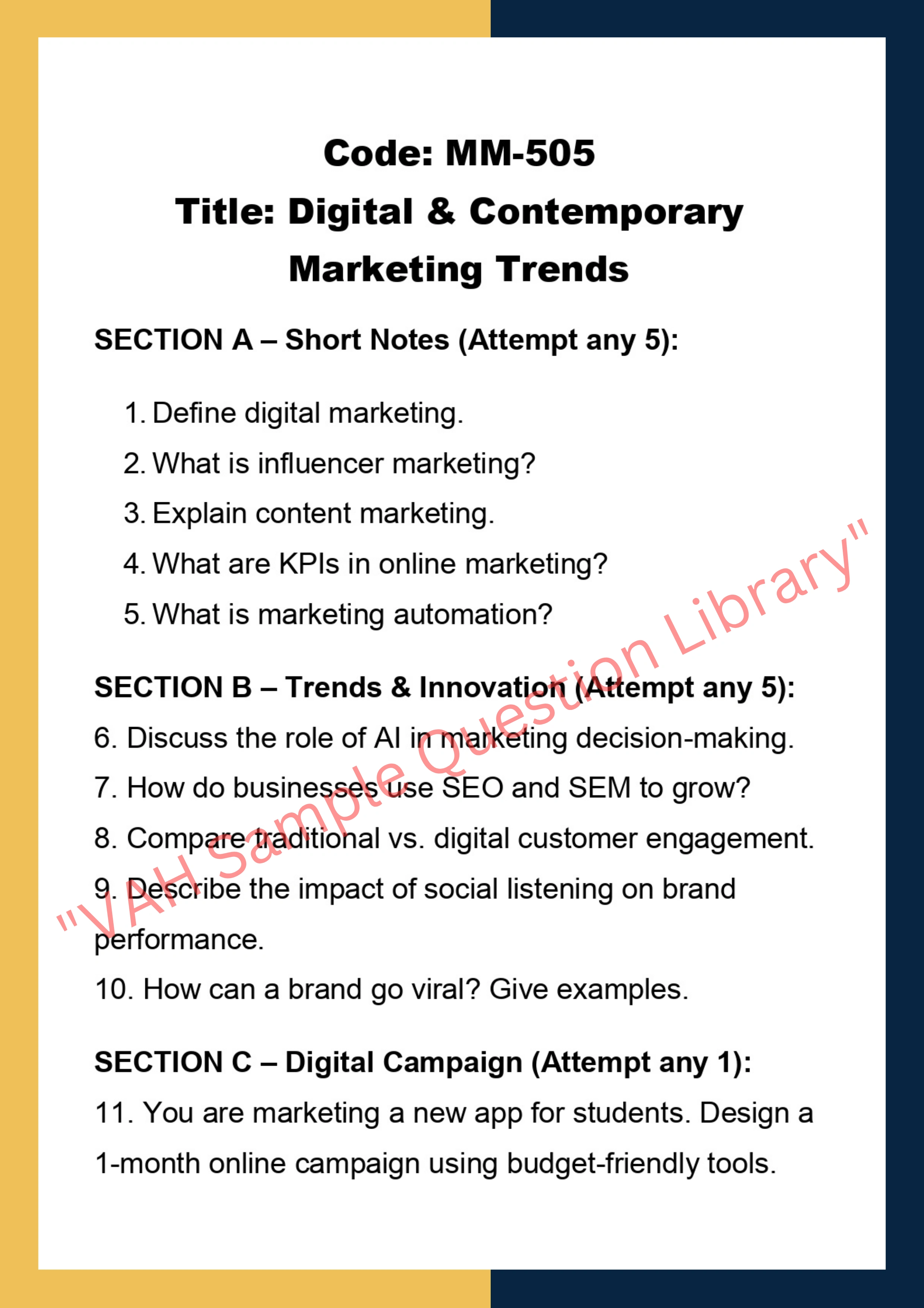 Marketing Management