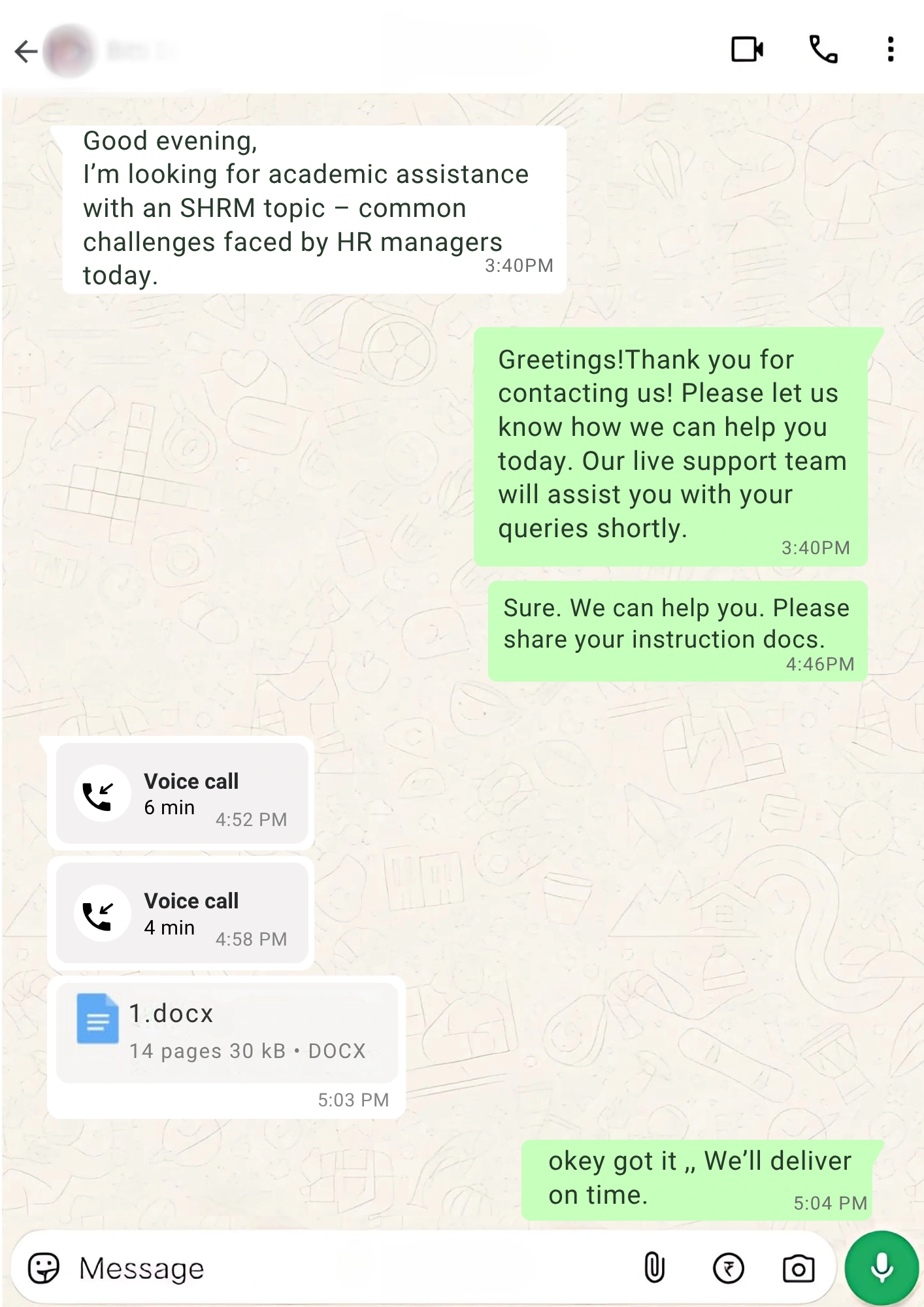 Strategic HRM in business context