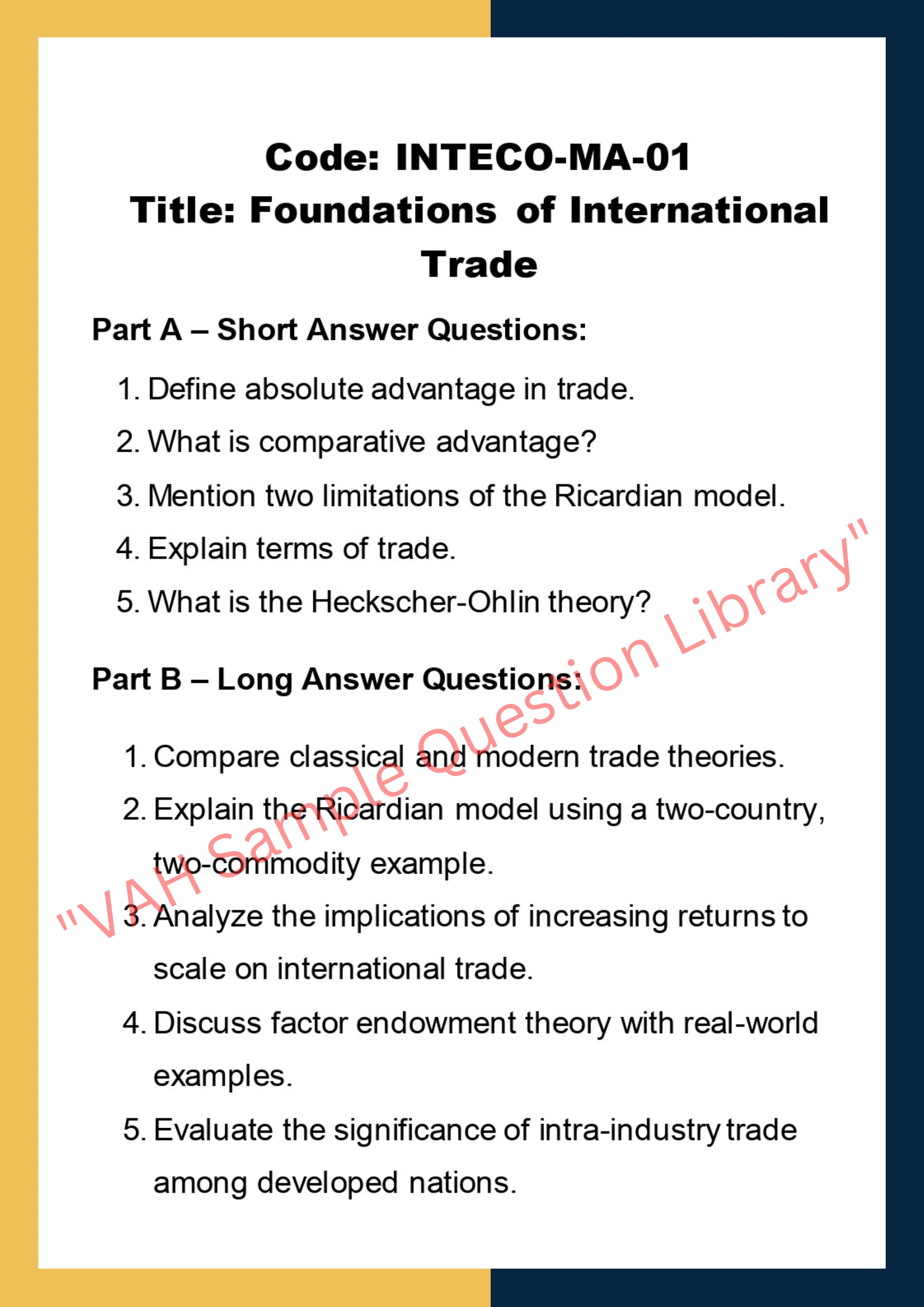 International economics