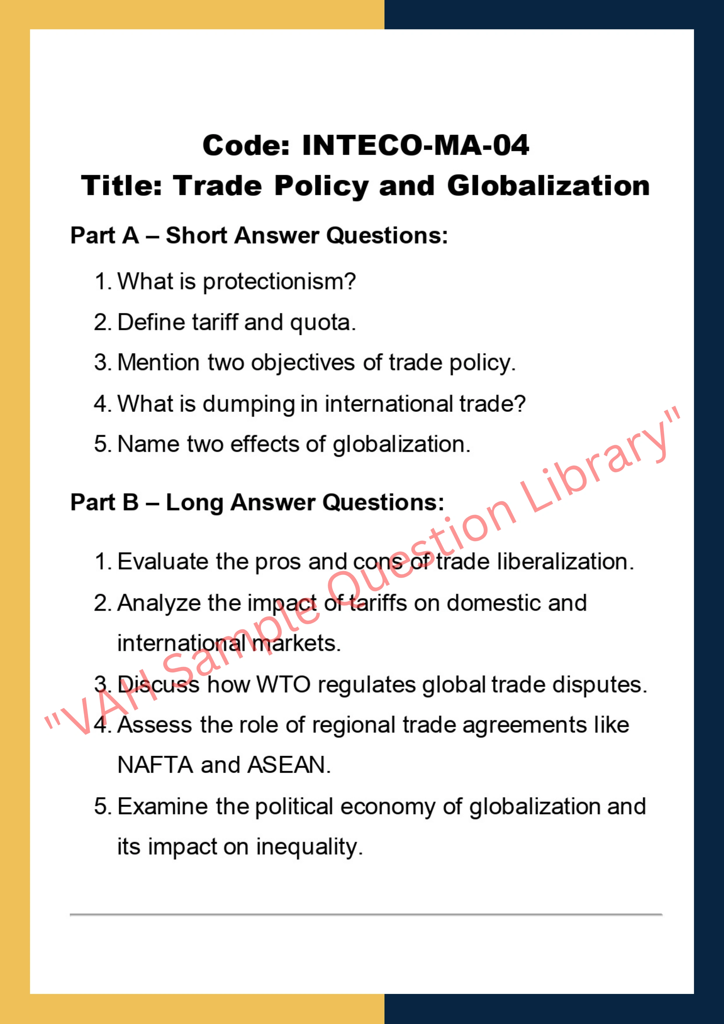 International economics