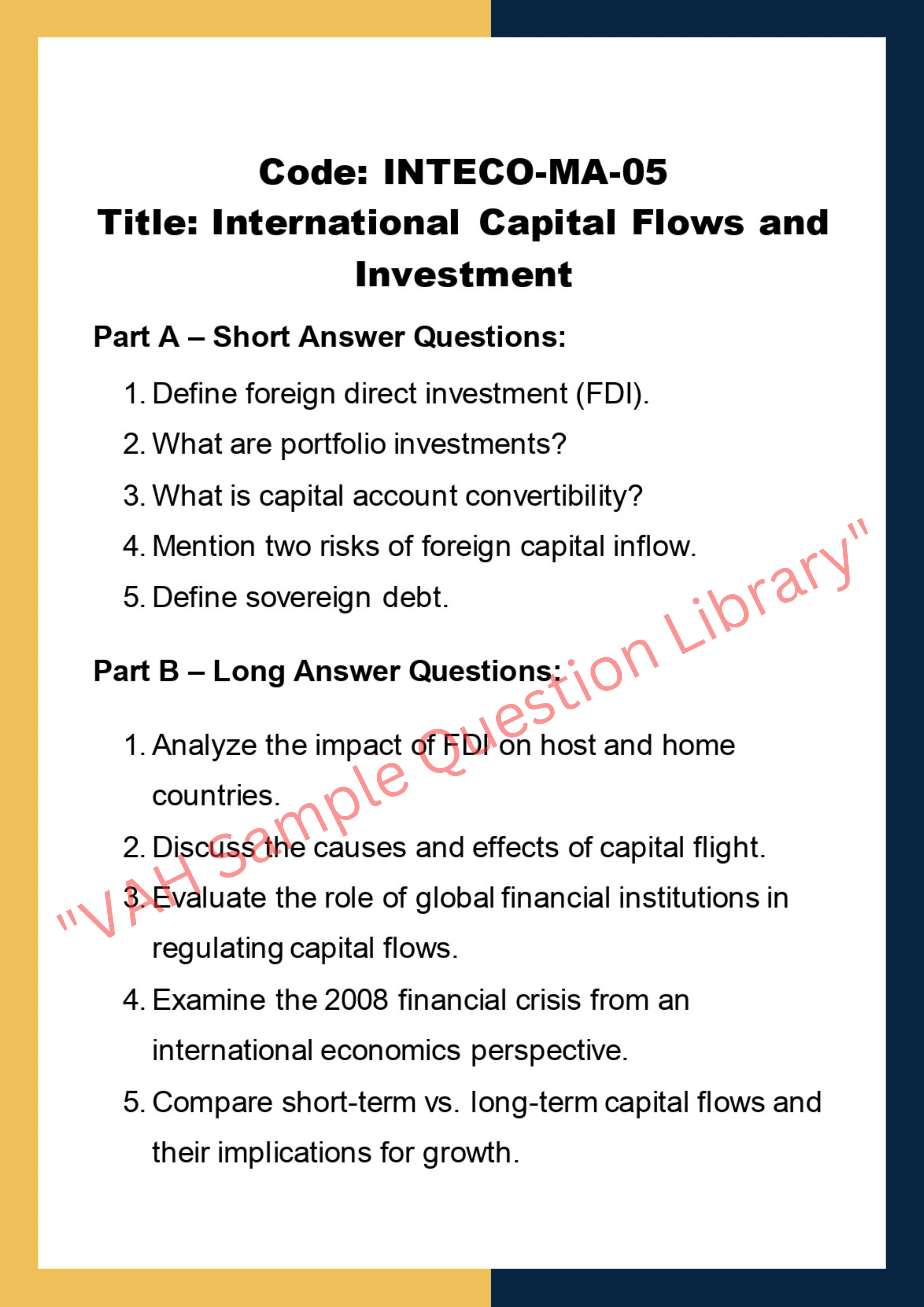 International economics