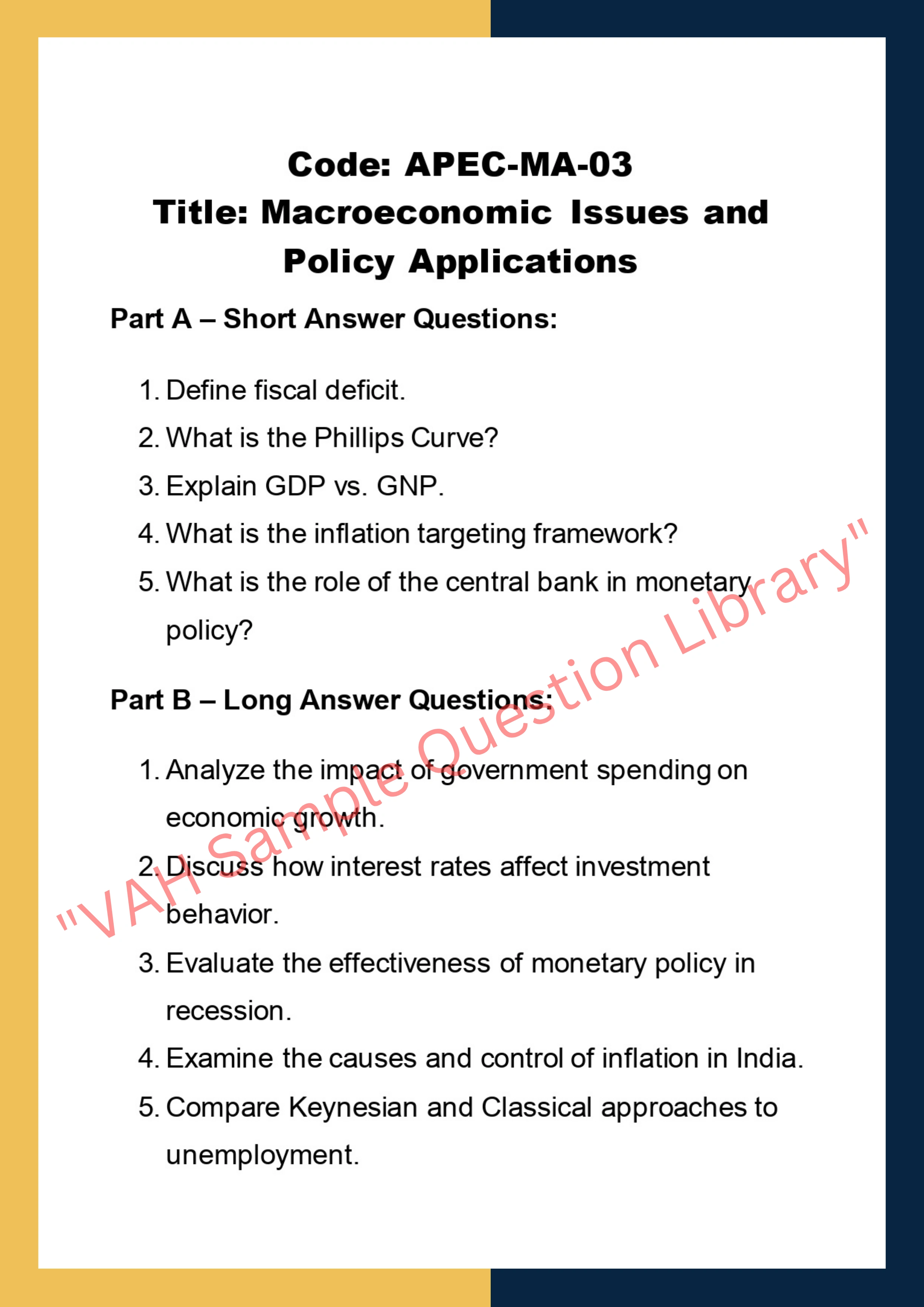 Applied economics