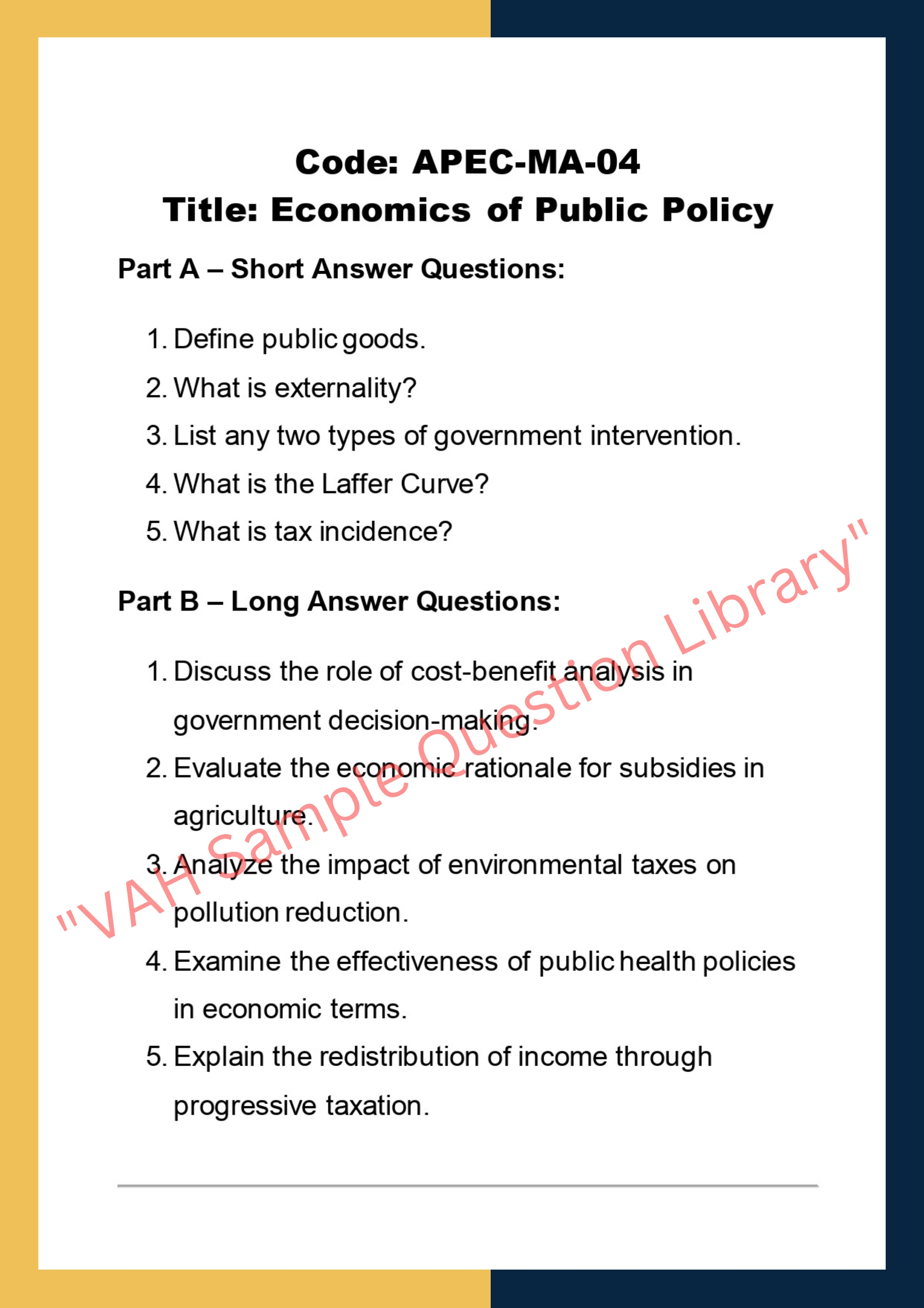 Applied economics