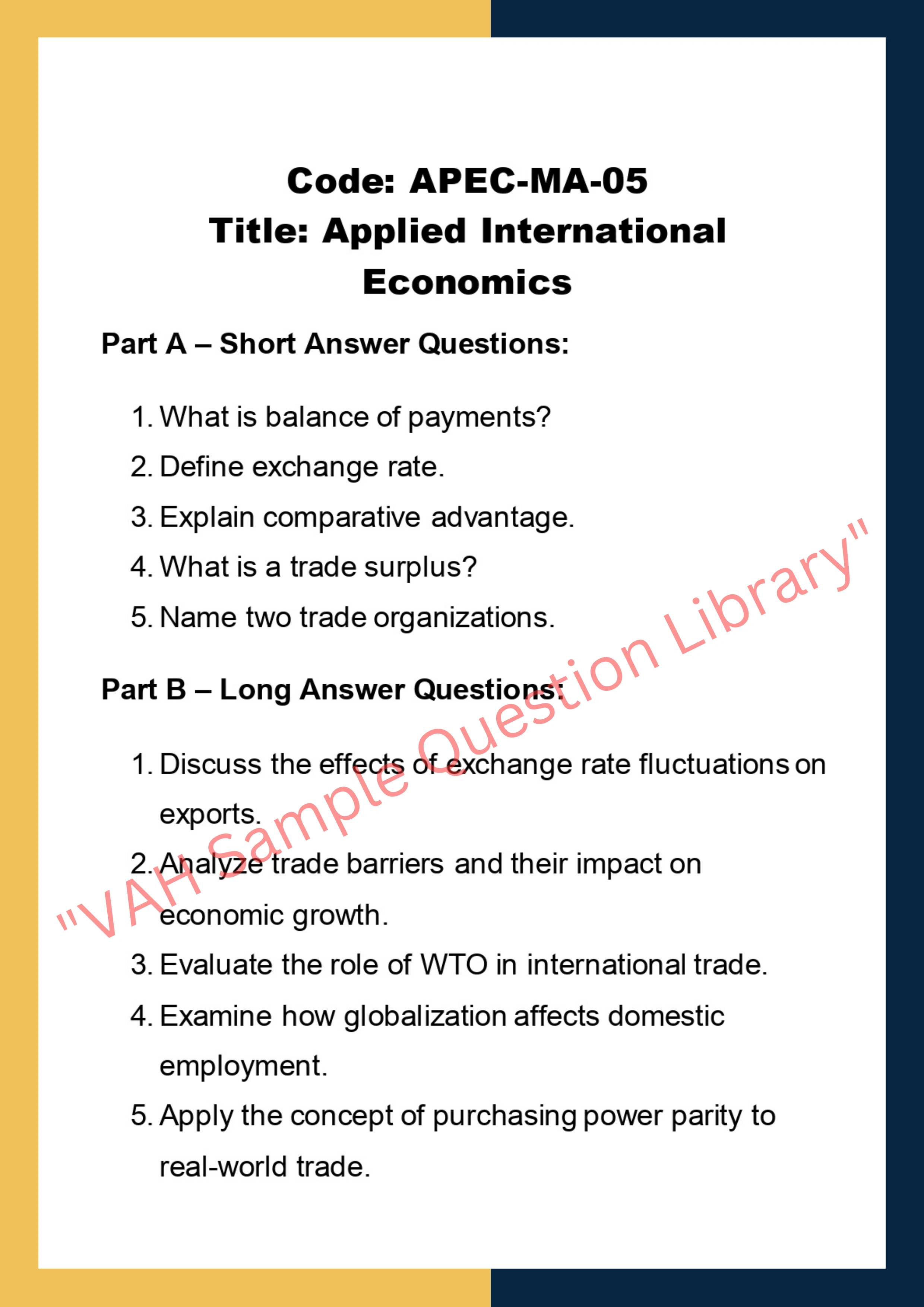 Applied economics