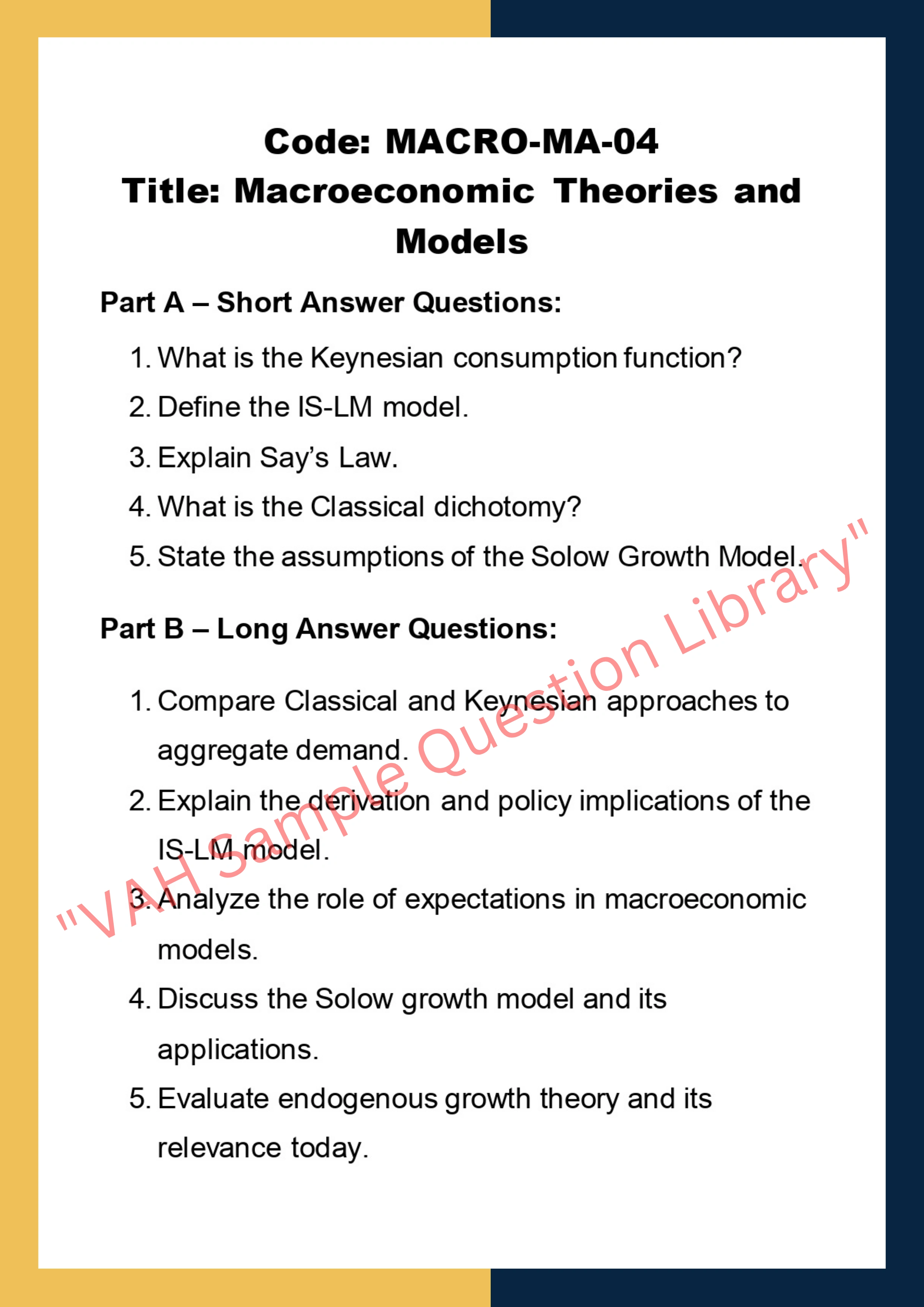 Macroeconomics