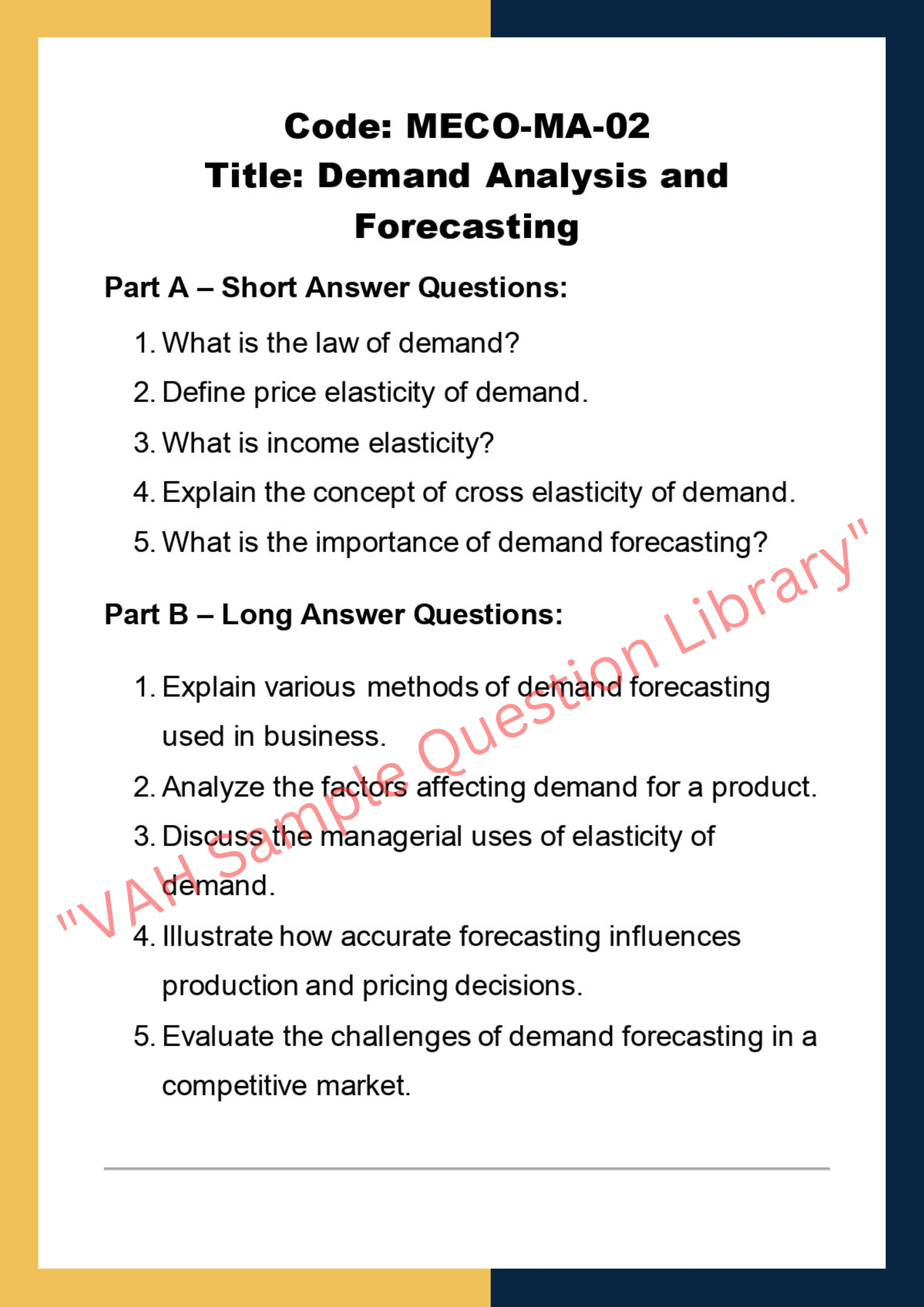 Managerial economics