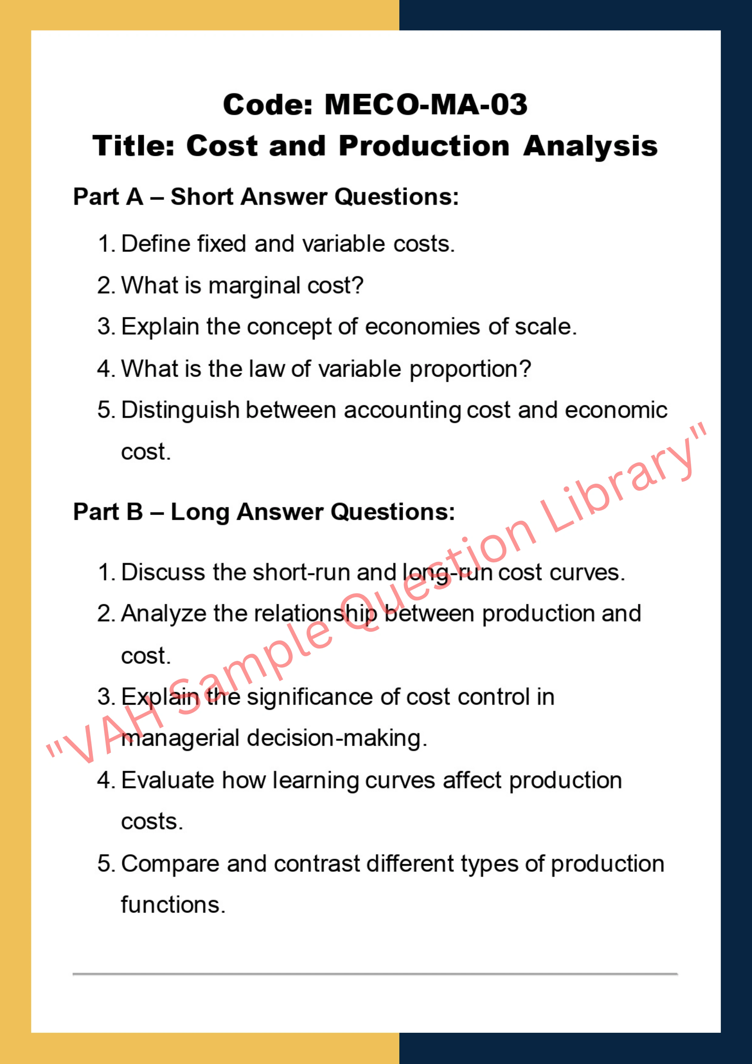 Managerial economics