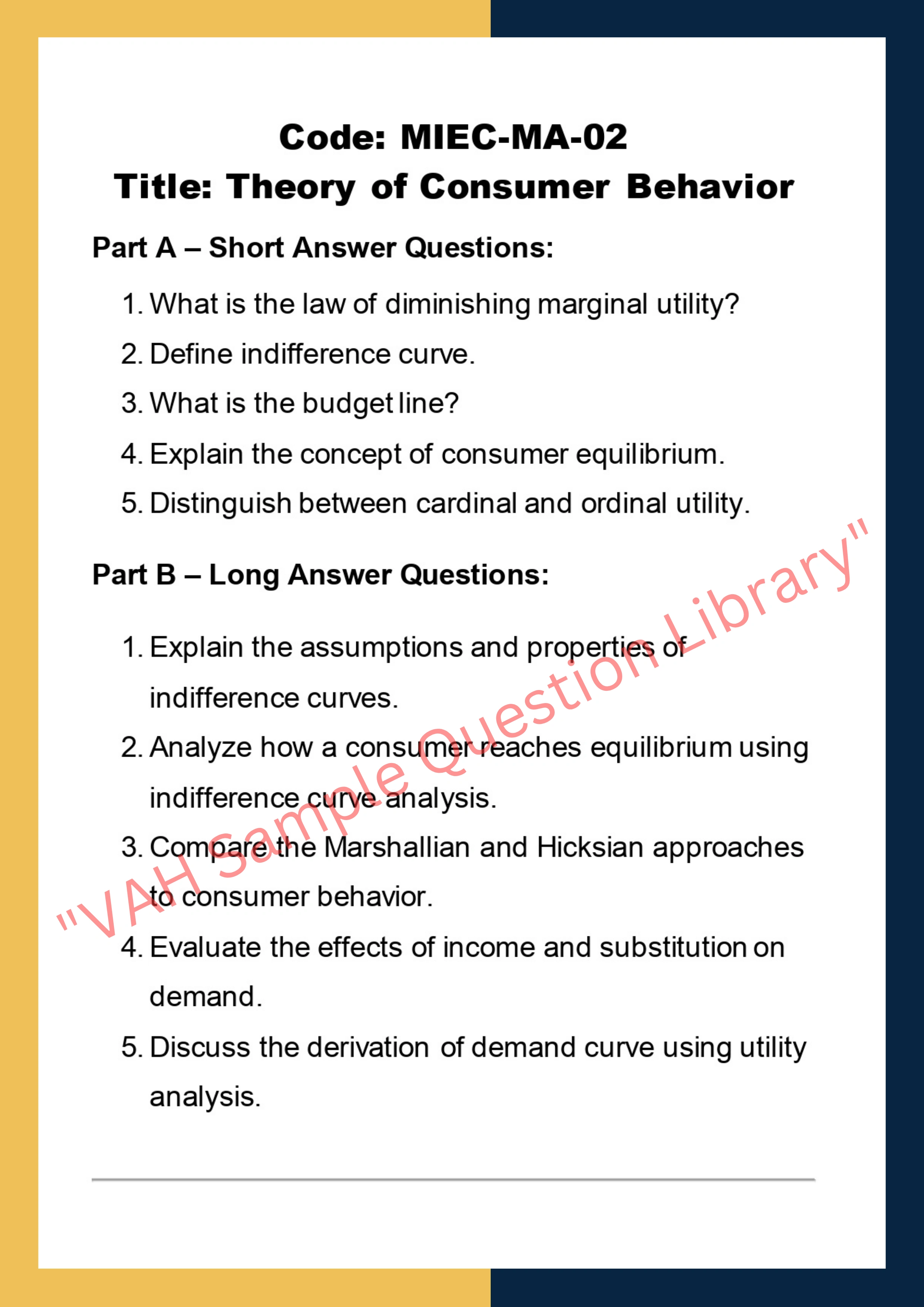 Microeconomics