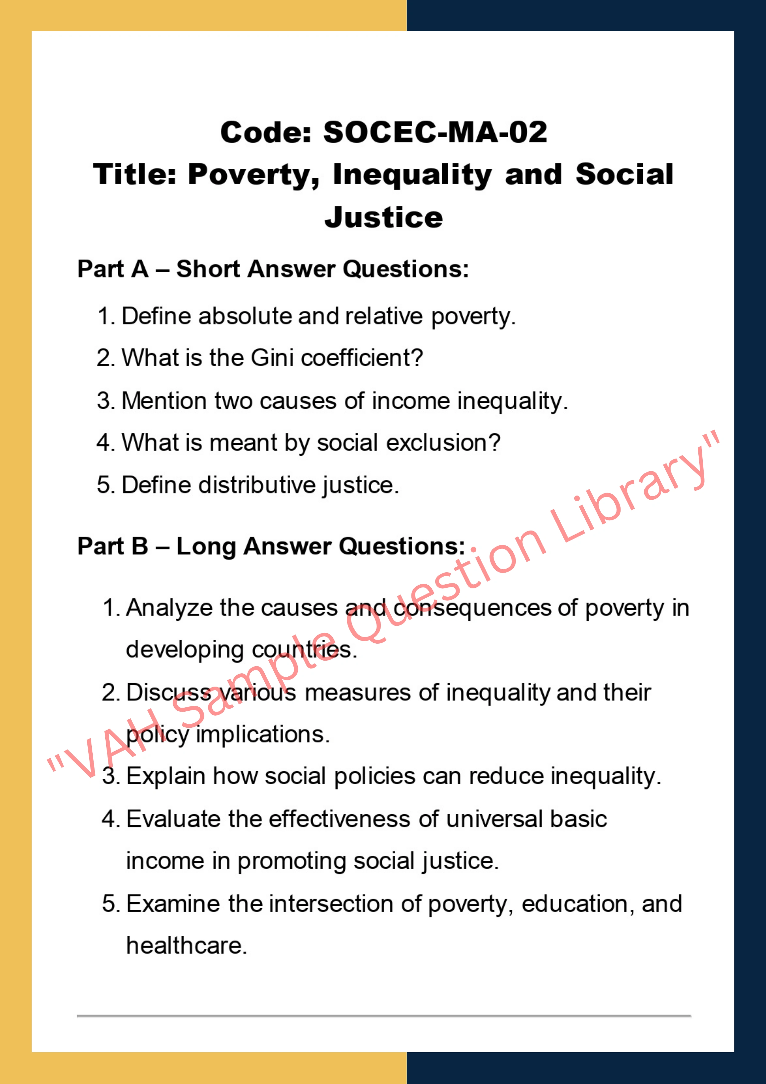 Social economics
