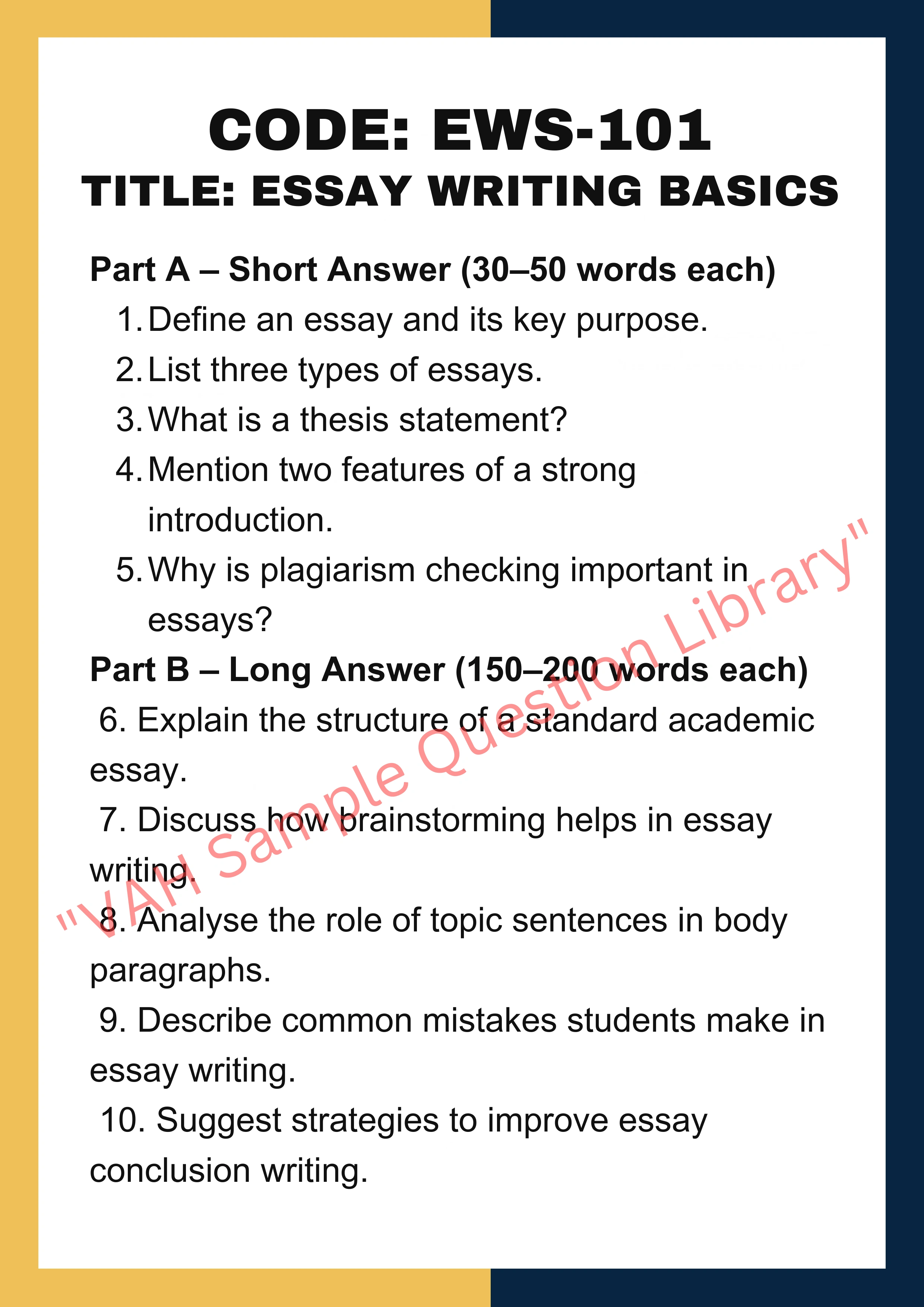 Essay writing service