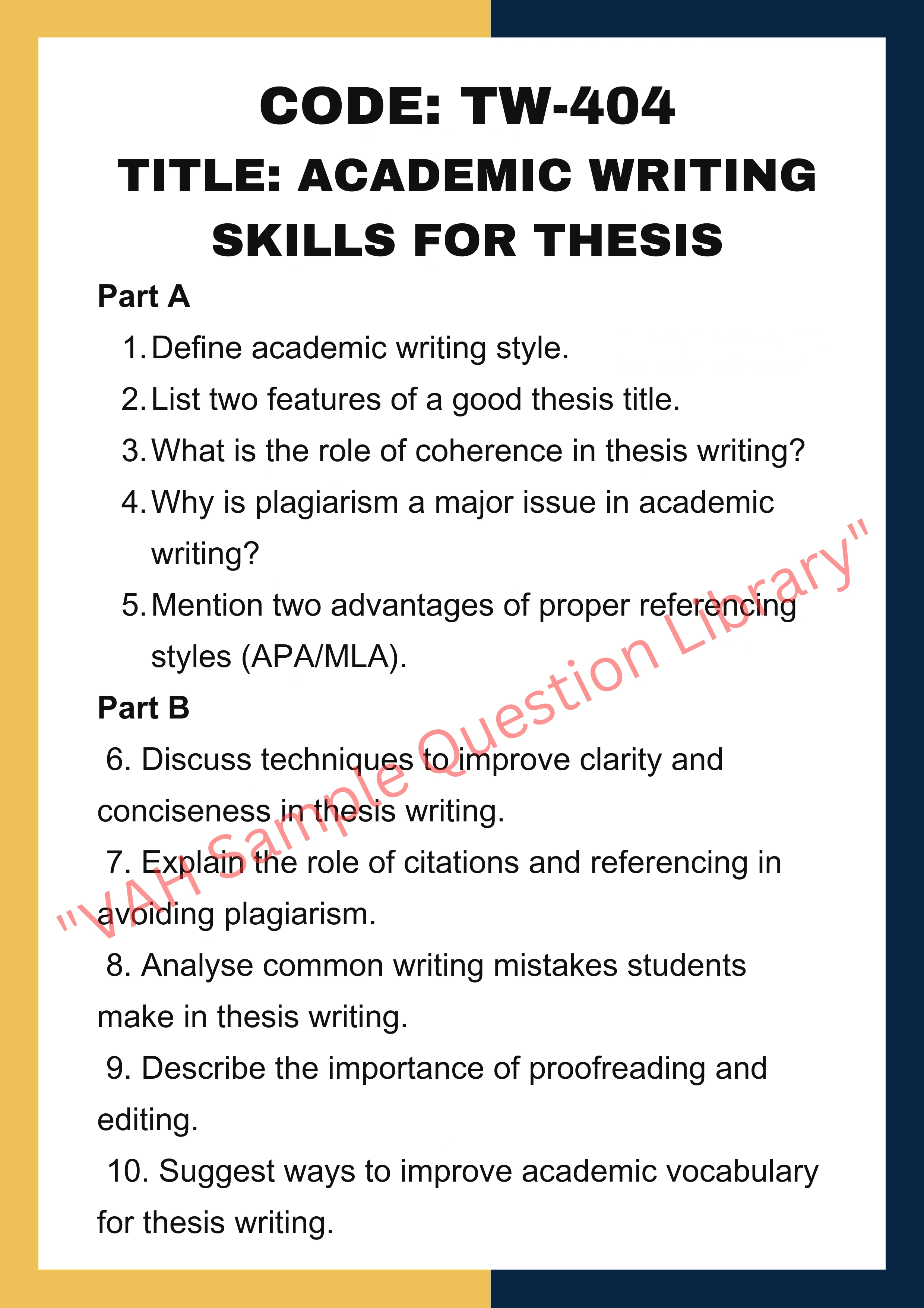 Thesis writing services