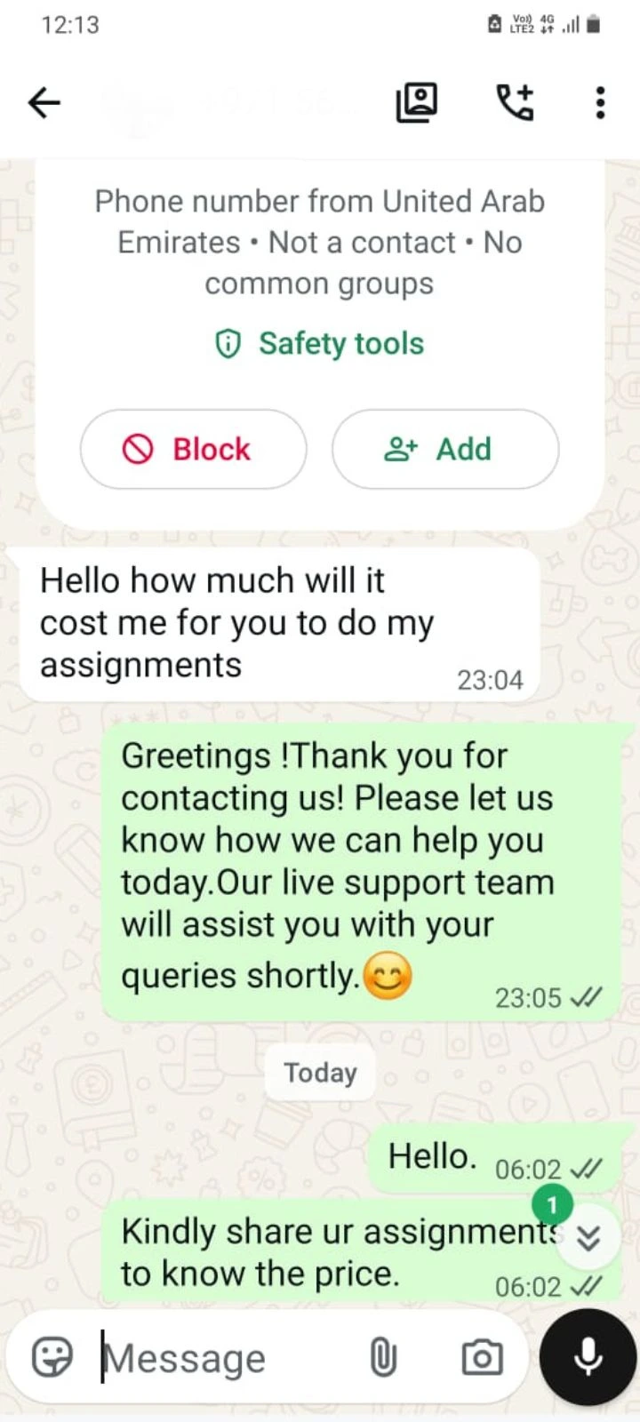 Assignment Querry